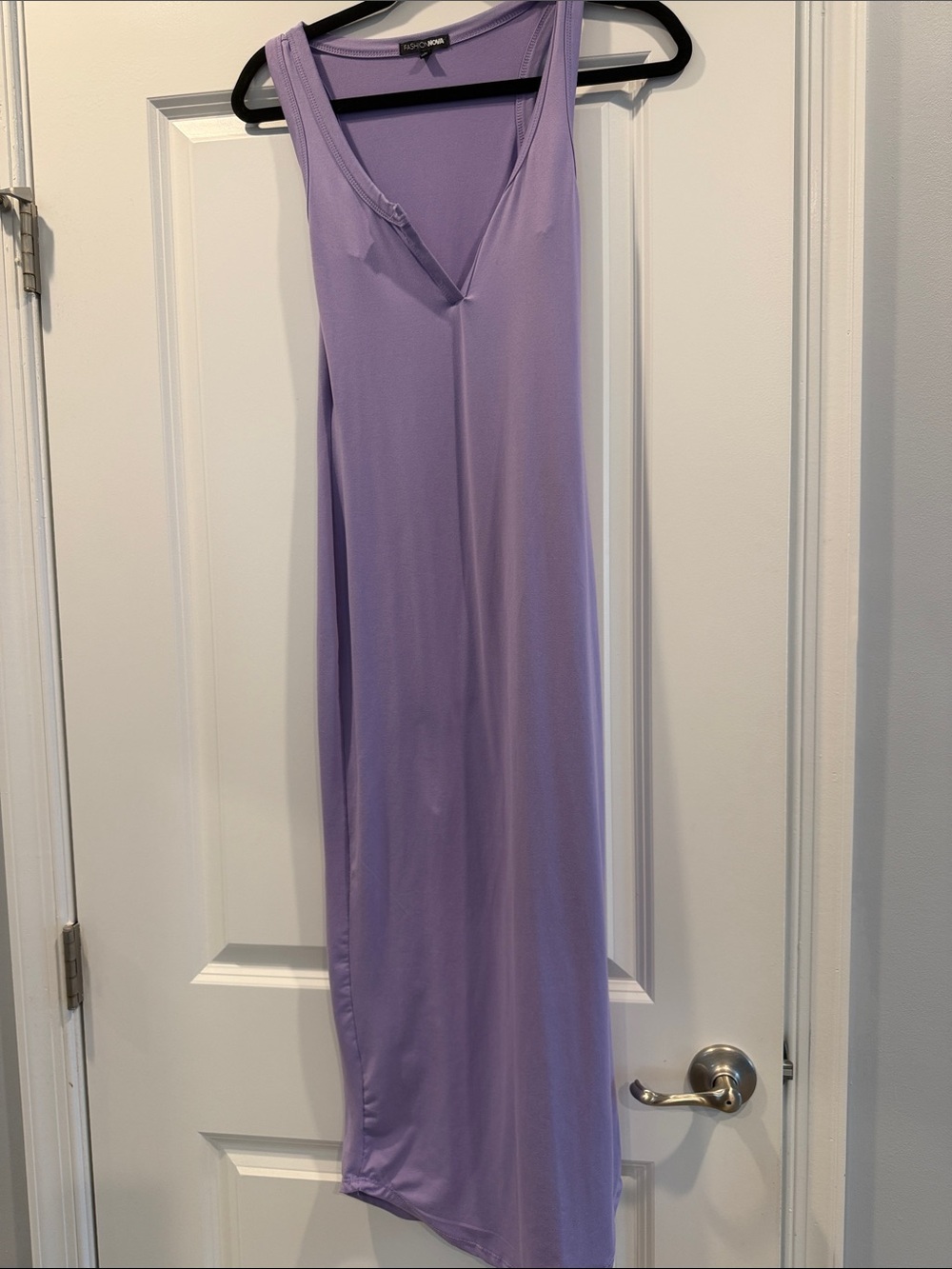 Fashion Nova Lavender Bodycon Dress, Size M